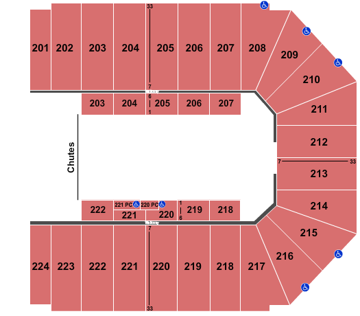 EJ Nutter Center PBR Seating Chart